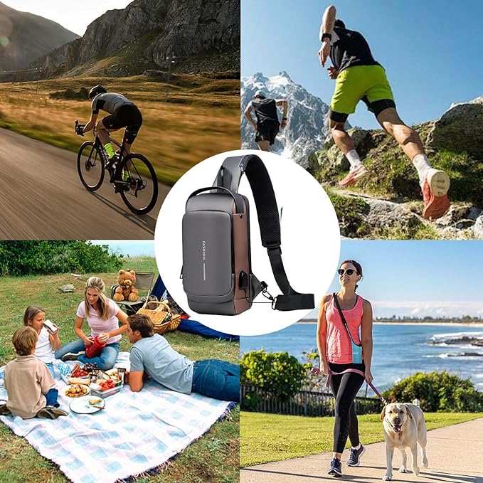 Bolso Mochila Antirrobo + Carga USB Integrada