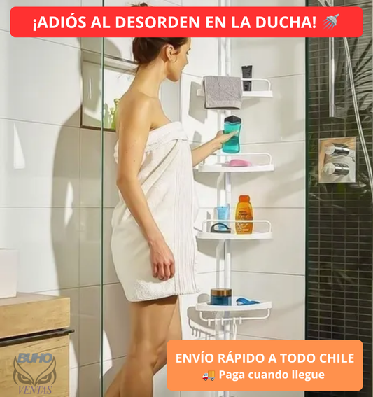 Organizador Esquinero De Ducha Y Baño